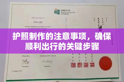 东明护照制作的注意事项，确保顺利出行的关键步骤