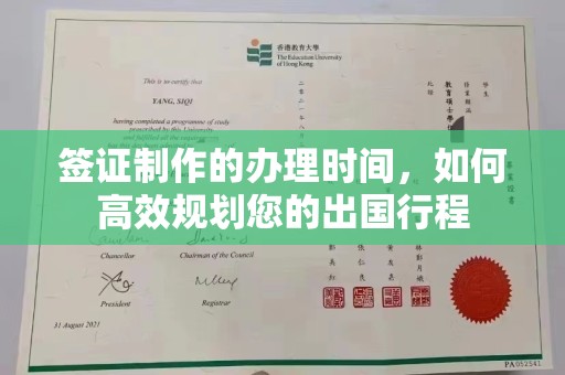 东明签证制作的办理时间，如何高效规划您的出国行程