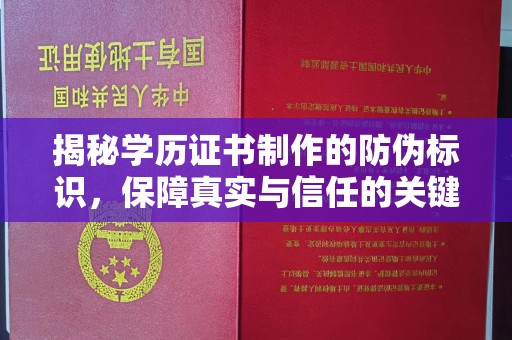 东明揭秘学历证书制作的防伪标识，保障真实与信任的关键