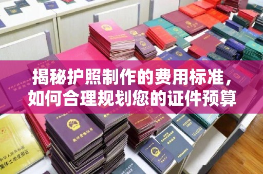 东明揭秘护照制作的费用标准，如何合理规划您的证件预算？